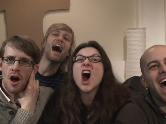 Silly people being loud