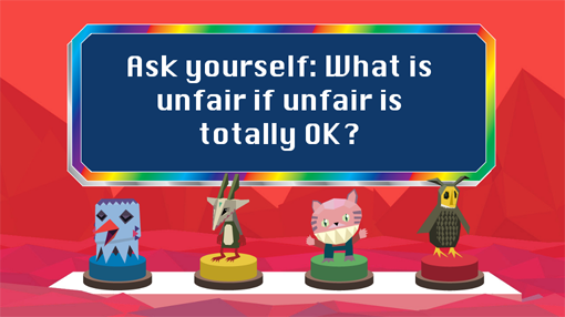 What is unfair if unfair is totally OK?